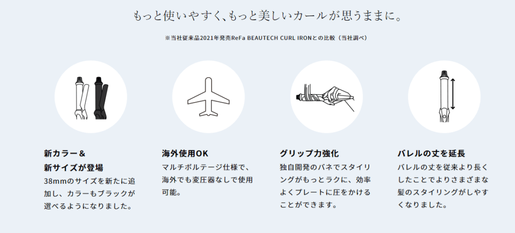 リファ カールアイロン 公式サイト